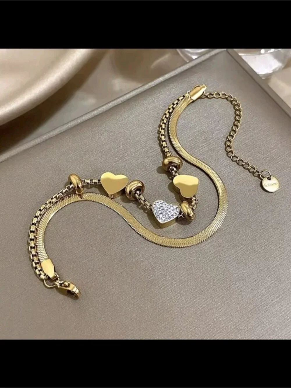 Anthropologie gold tone